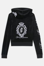 Hoodie "Robyn Crest" I black