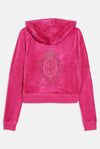 Hoodie "Robyn Crest" I nostalgia pink