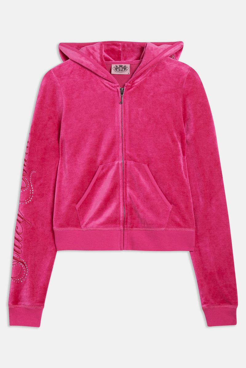 Hoodie "Robyn Crest" I nostalgia pink