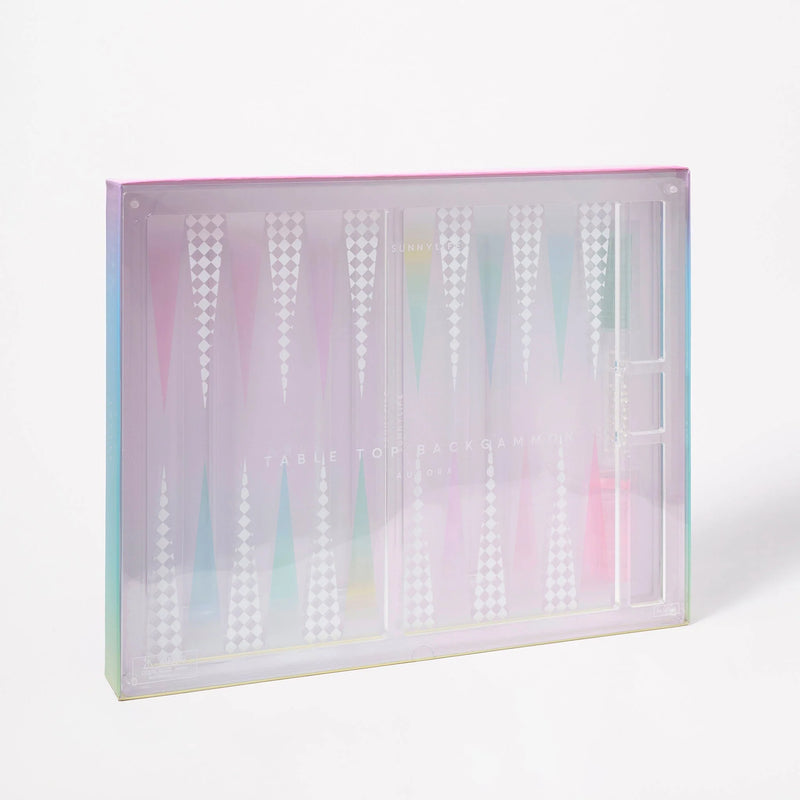 Spiel "Backgammon" I sherbert ombre