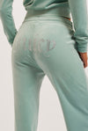 Pant "Tina" I blue surf mit Strasssteinchen