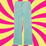 Pant "Tina" I blue surf mit Strasssteinchen