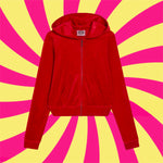 Hoodie "Robyn" I astor red