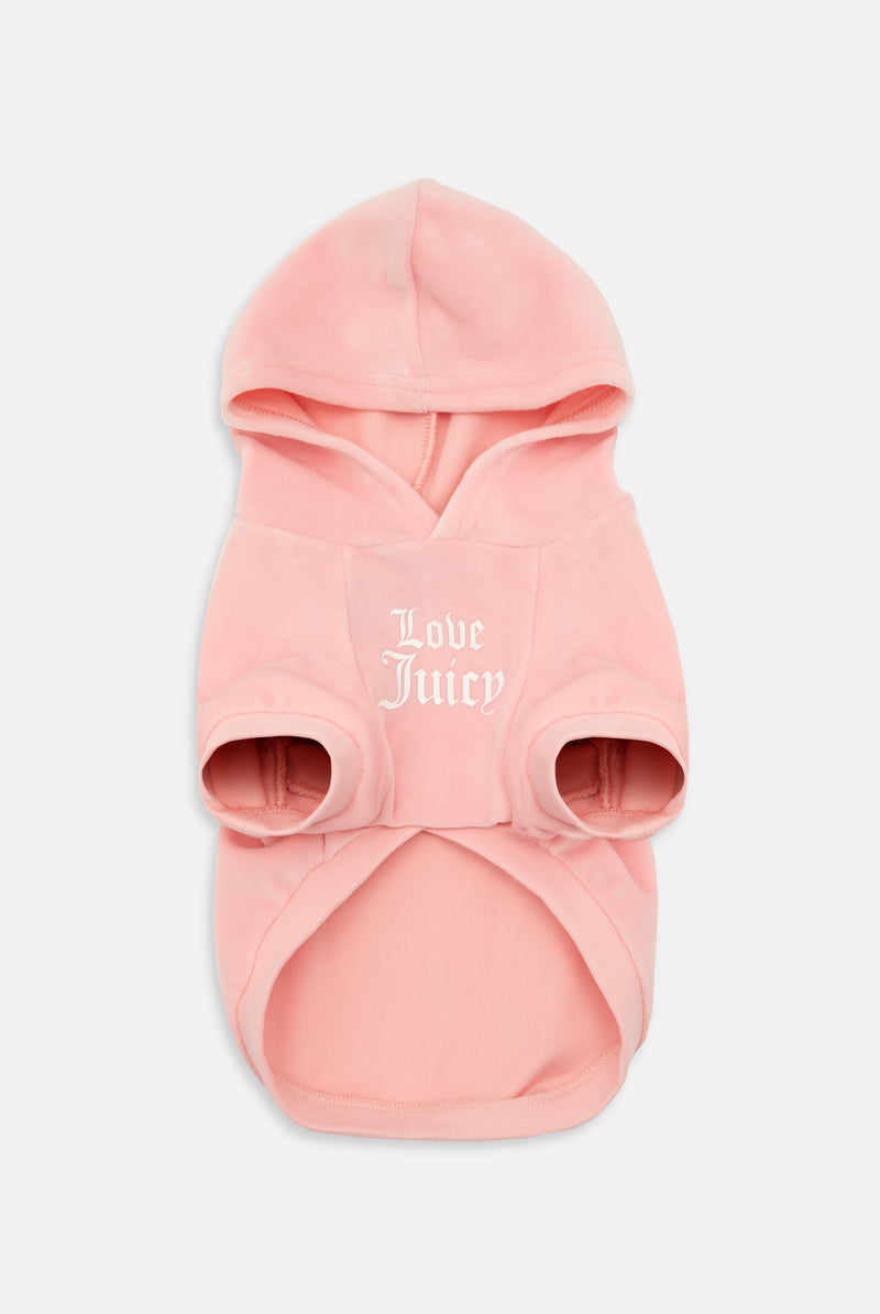 Tier-Hoodie "Viva La Juicy" I juicy pink