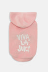 Tier-Hoodie "Viva La Juicy" I juicy pink