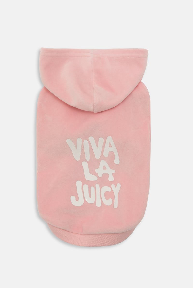 Tier-Hoodie "Viva La Juicy" I juicy pink