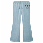 Pant "Palm Tree Crest" Caisa I dusk blue