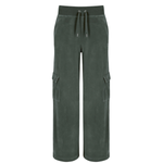 Pant "Audree Cargo" I thyme mit Strasssteinchen