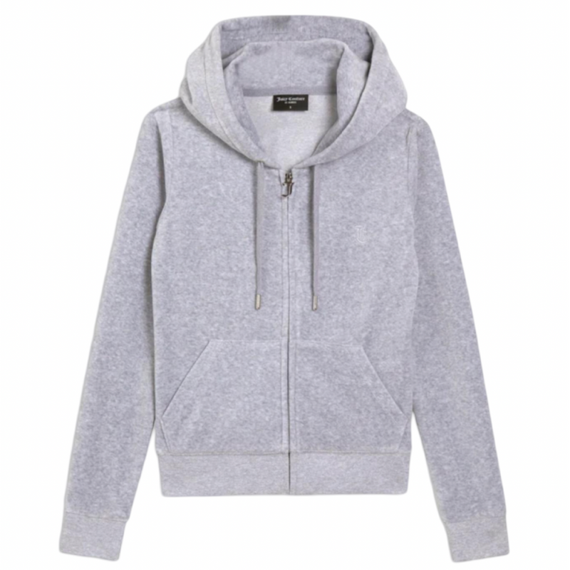 Hoodie "Robertson" I silver marl