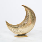 Home Accessoire Candle Holder "Moon" I gold
