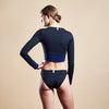 Swimwear "Surfshirt" I black-navy