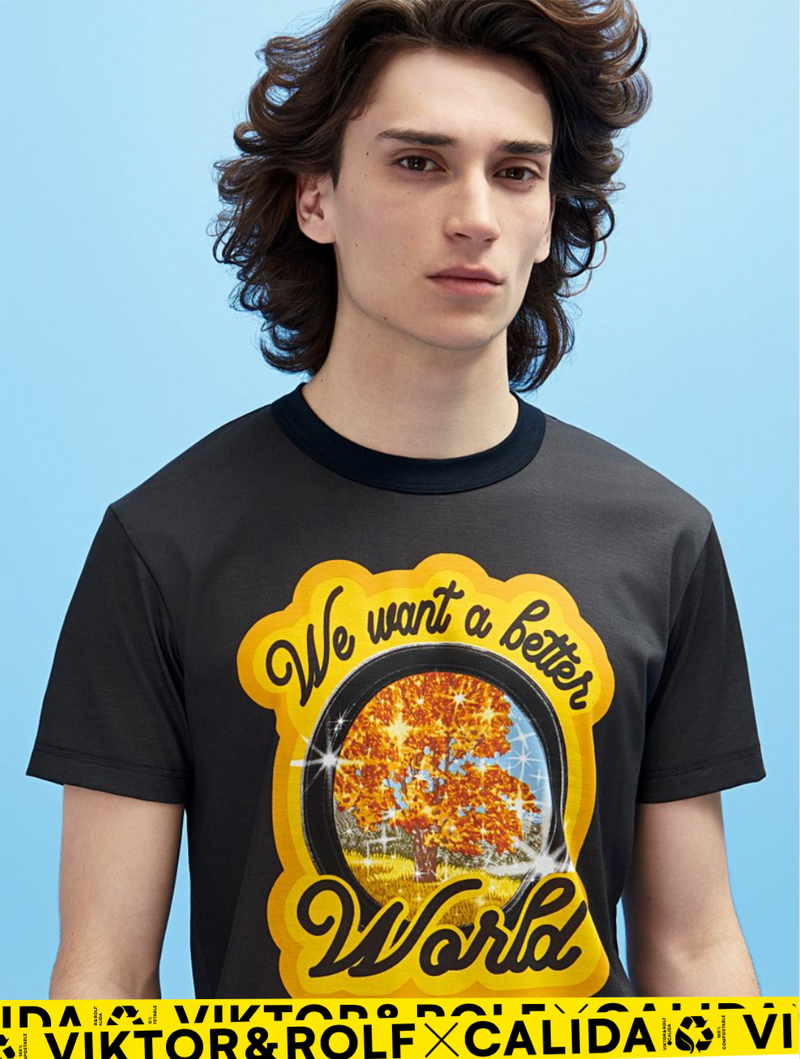 T-Shirt "We want a better World" I black