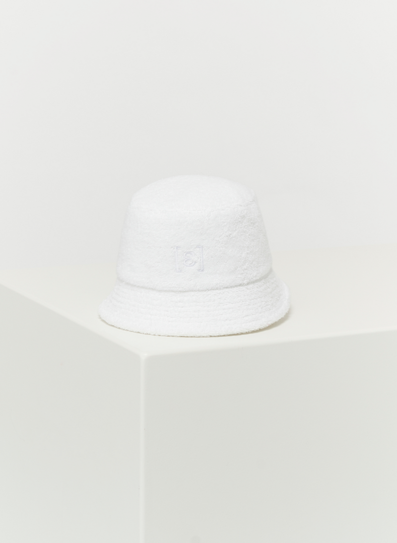Bucket Hat "Frotté" I white