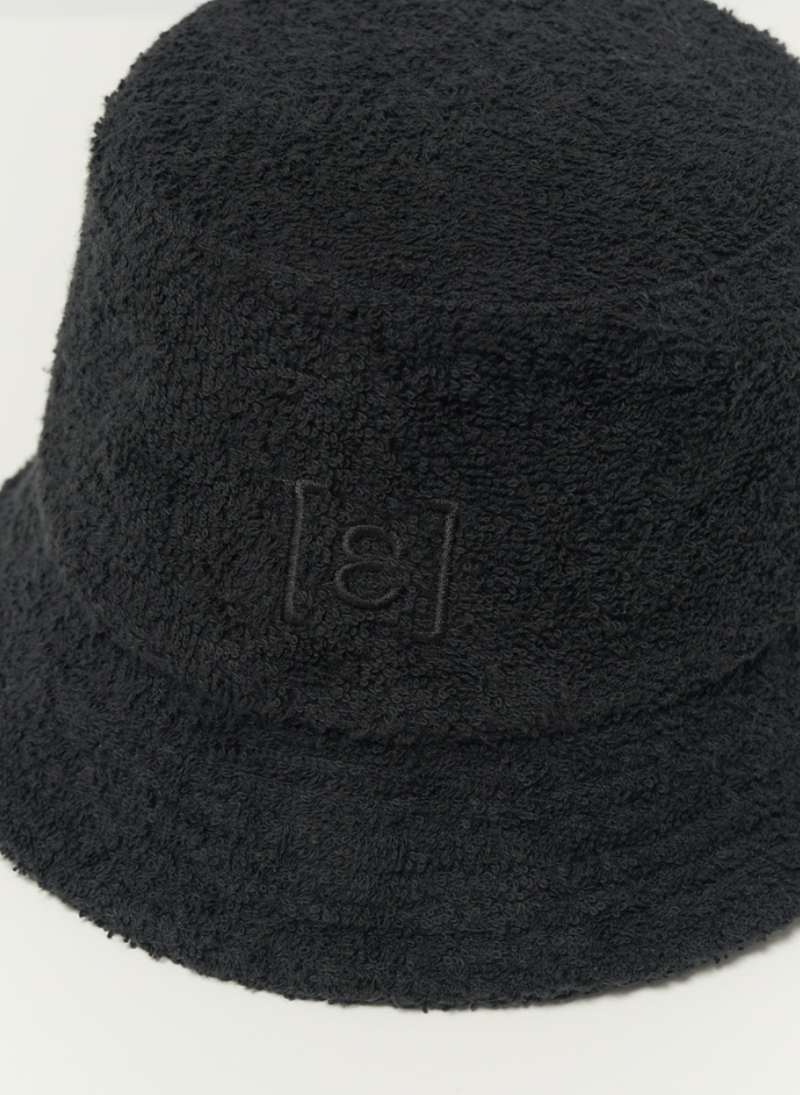 Bucket Hat "Frotté" I black