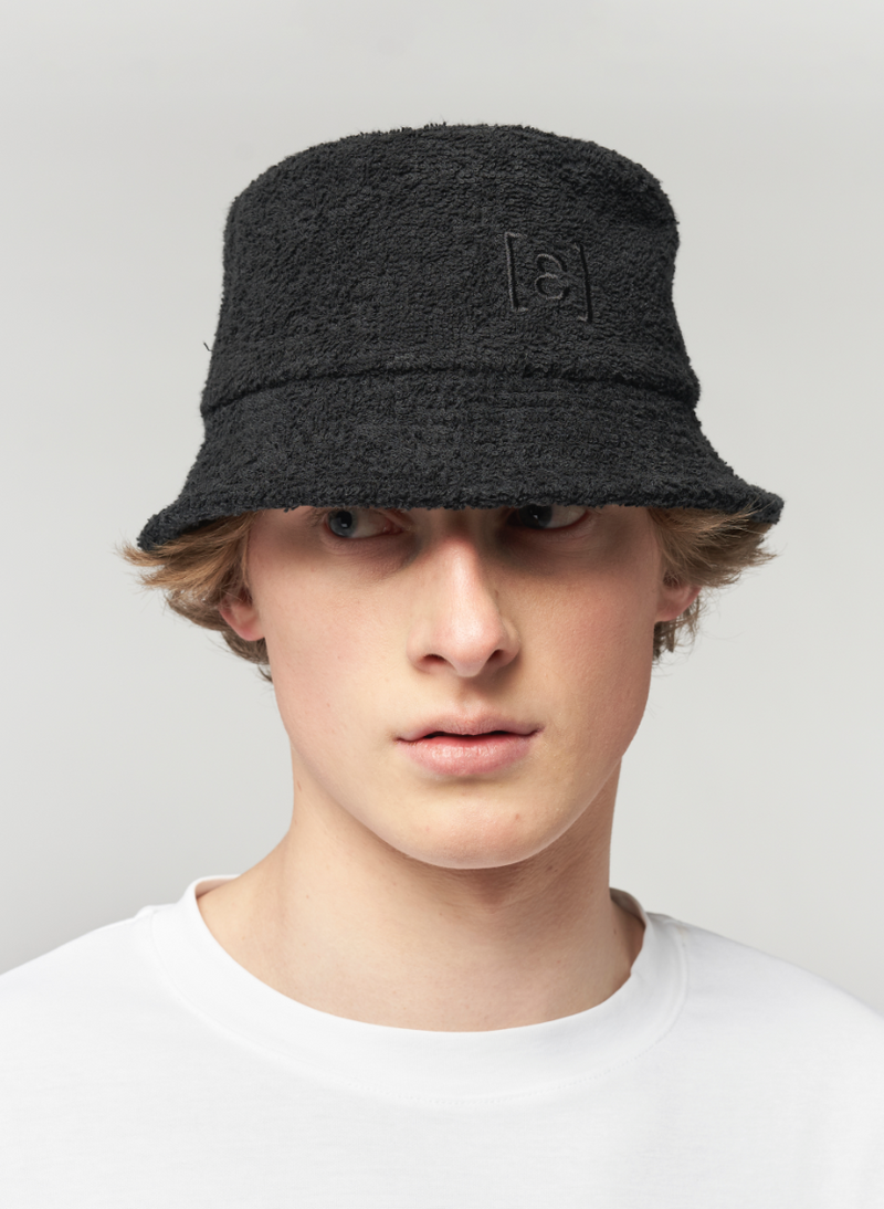 Bucket Hat "Frotté" I black