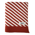 Blanket "Stripes" I rust-red