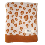 Blanket "Leopard" I brown-orange