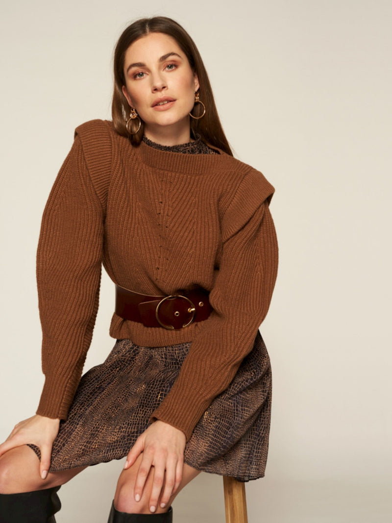 Pullover "Abigail" I faded brown
