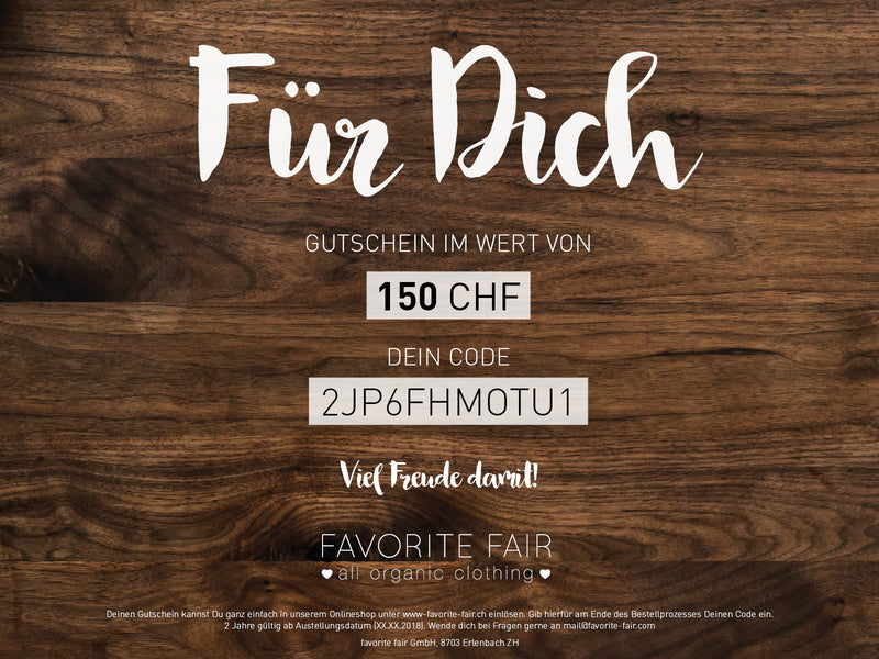 Geschenkgutschein No. 3