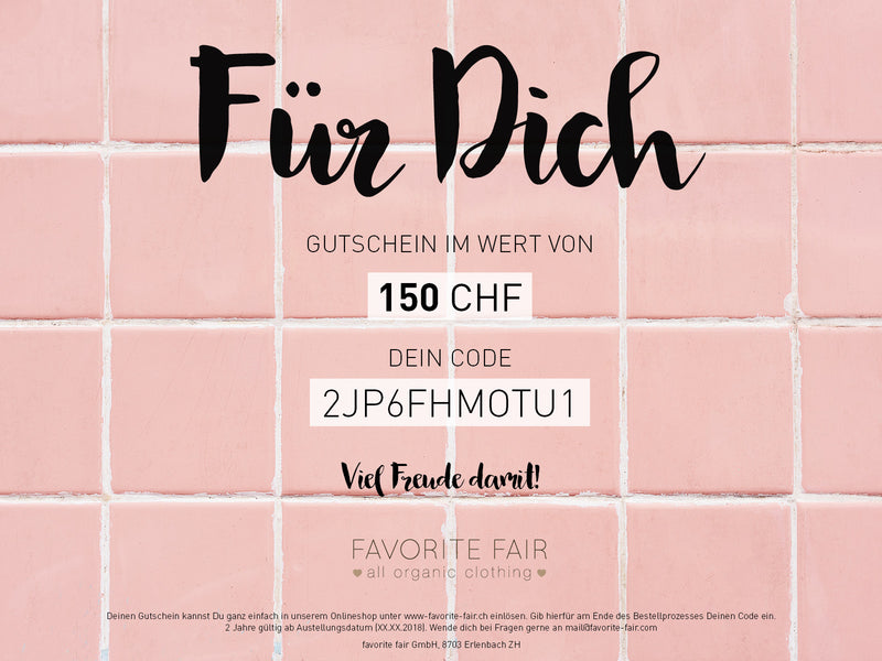 Geschenkgutschein No. 2