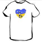 T-Shirt "Love to Ukraine" I white