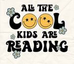 T-Shirt "All the cool Kids are reading" I natural