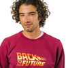 Sweater "Back to the Future" I retro red