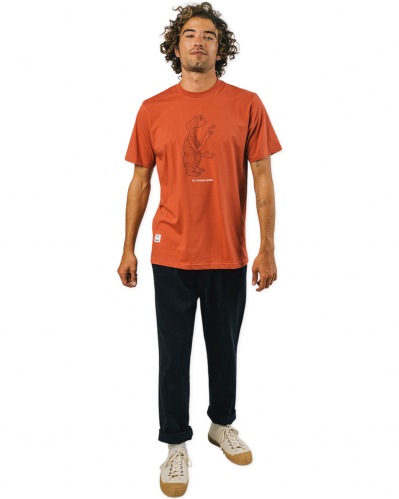 T-Shirt "E.T. Phone Home" I retro orange