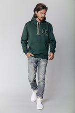 Hoodie "CR Towelling" I dark green