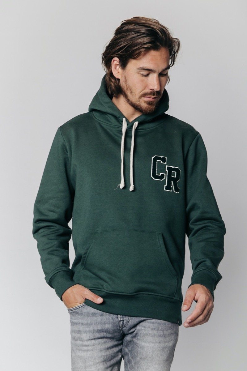 Hoodie "CR Towelling" I dark green