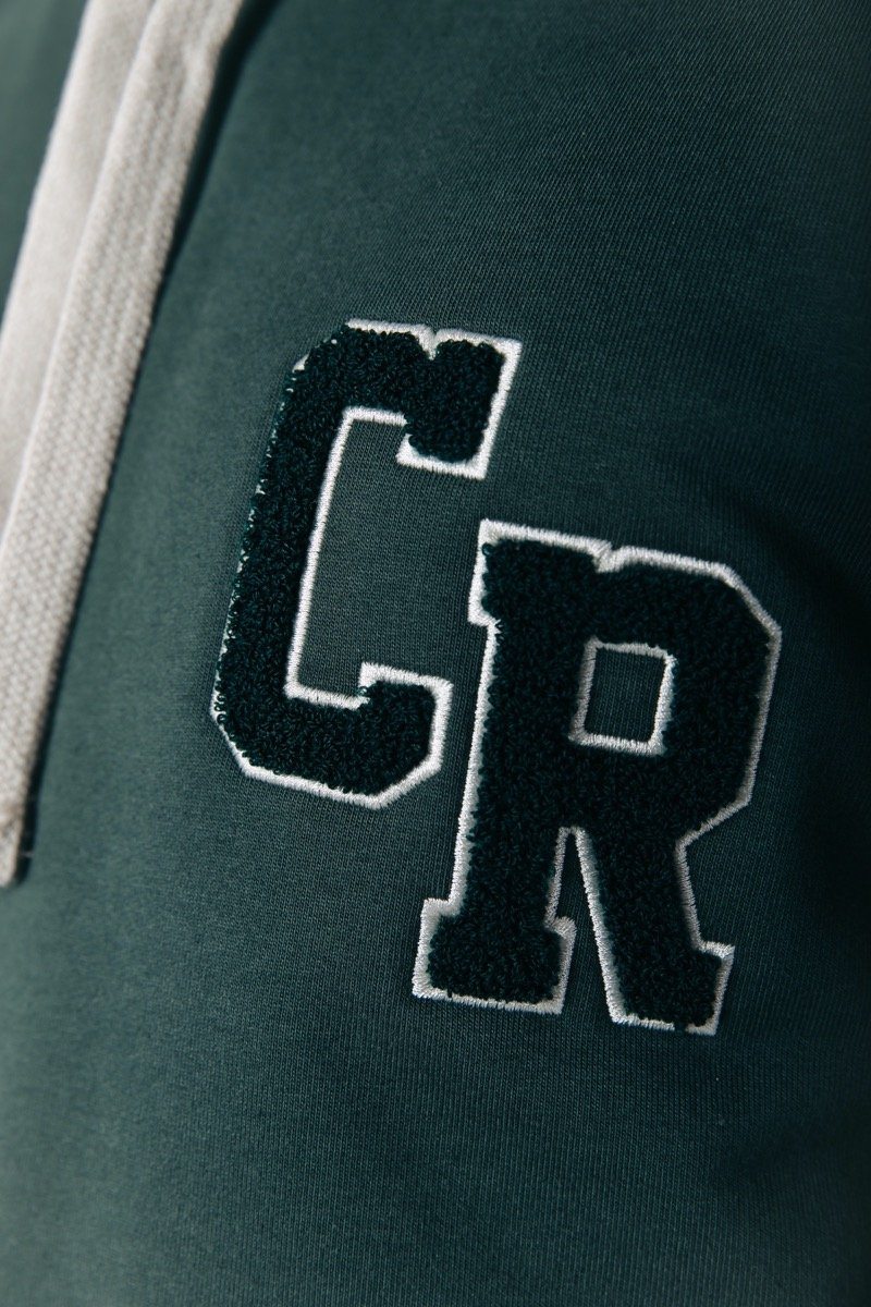 Hoodie "CR Towelling" I dark green