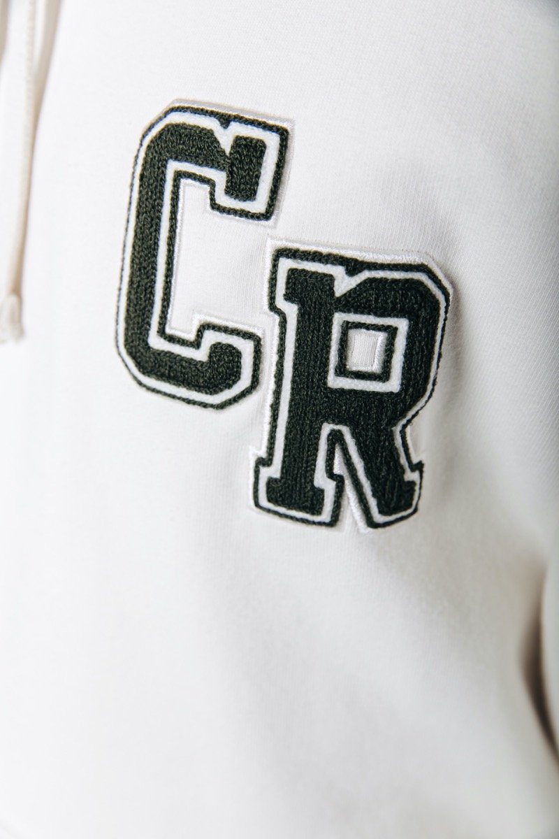 Hoodie "CR Towelling" I off white