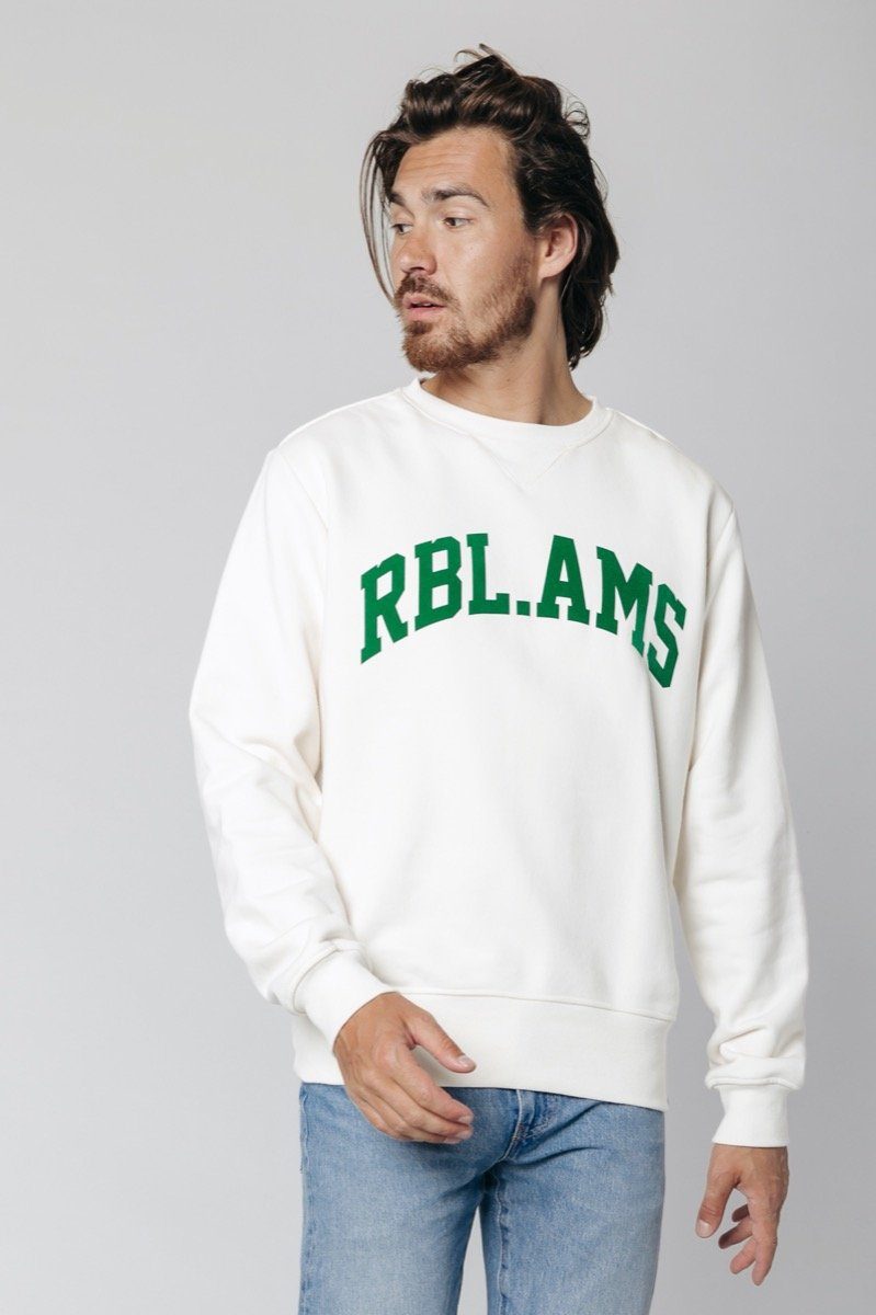 Sweater "RBL.AMS Flock" I off white