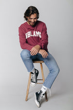 Sweater "RBL.AMS Towelling" I burgundy
