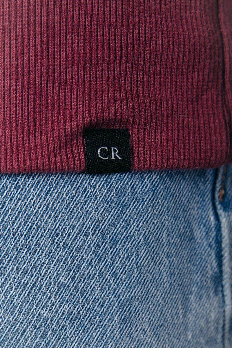 Sweater "RBL.AMS Towelling" I burgundy