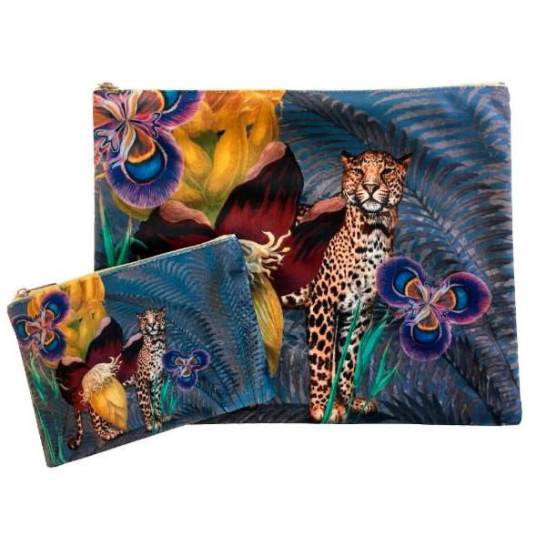 Make Up Bag I flower cheetah