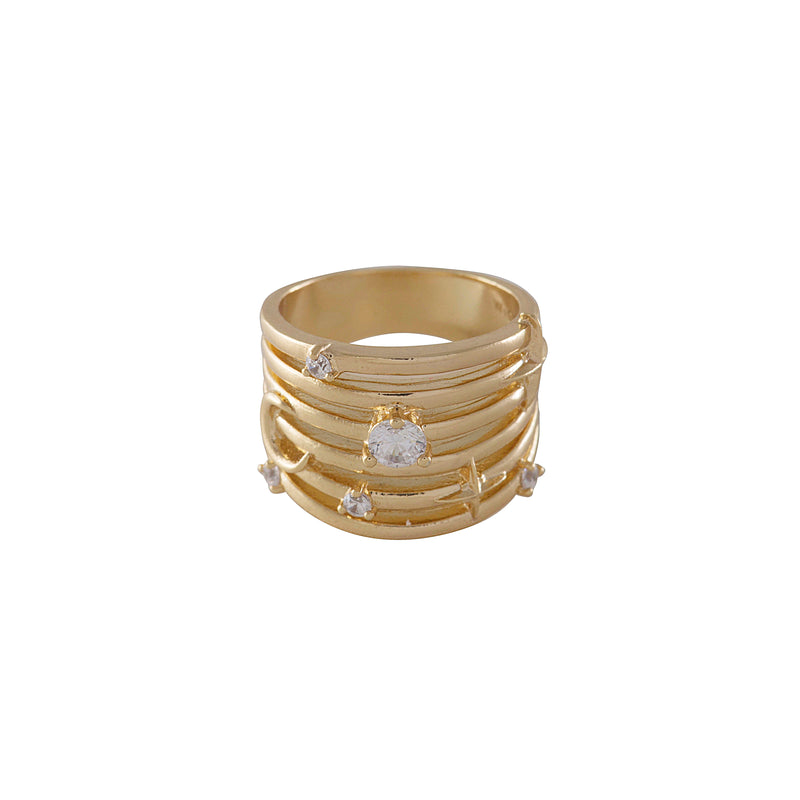 Wild at Heart "Astra Ring" I gold