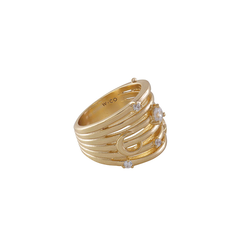 Wild at Heart "Astra Ring" I gold