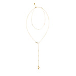 Halskette „Nova Lariat" I gold