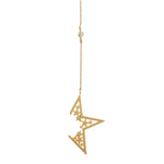 Halskette „Nova Lariat" I gold