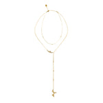 Halskette „Nova Lariat" I gold