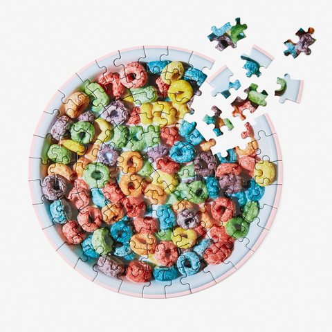 Puzzle "Cereal" I high gloss